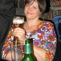 Lesung am 8. Mai 2009 in Lhotzkys Literaturbuffet - die föhliche und entspannte Veranstaltung in Person