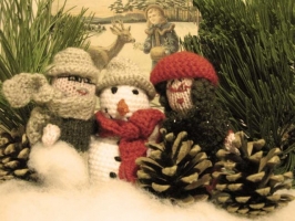Weihnachtskarte Weihnachtsmann ohne Text