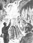 Bücherverbrennung 1933 von Otto Gerhausen (1881-1936)