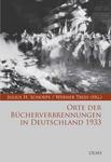 Buchcover Orte der Bücherverbrennungen in Deutschland 1933 aus dem Olms Verlag